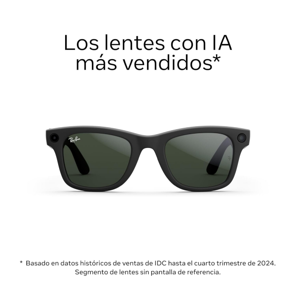 Ray-Ban Meta Wayfarer Ak�ll� G�zl�k (Gen1, Standart)-Mat Siyah/Transitions Grafit Ye�il Lensler