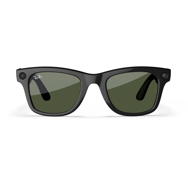 Ray-Ban Meta Wayfarer Gen1 Ak�ll� G�zl�k (Large)-Parlak Siyah/Ye�il Lensler
