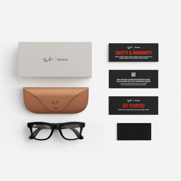 Ray-Ban Meta Wayfarer effaf Akll Gzlk (Parlak)