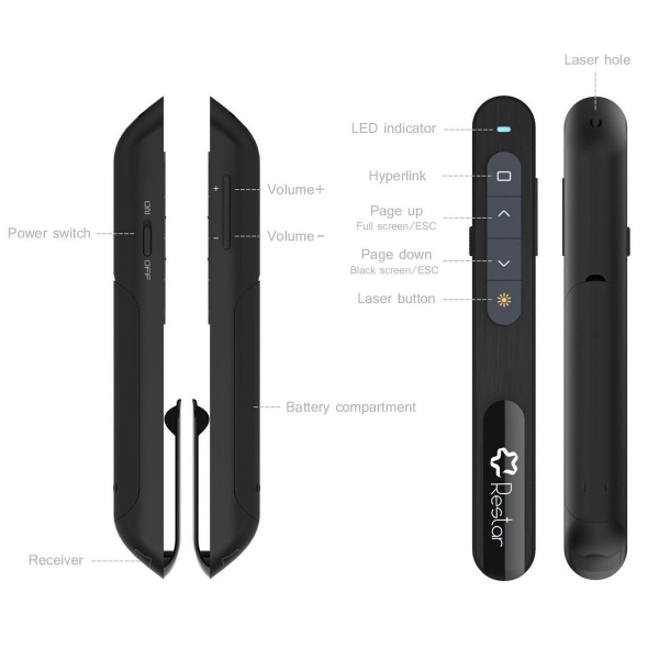 Restar LP5300 Kablosuz USB Sunum Uzaktan Kumanda