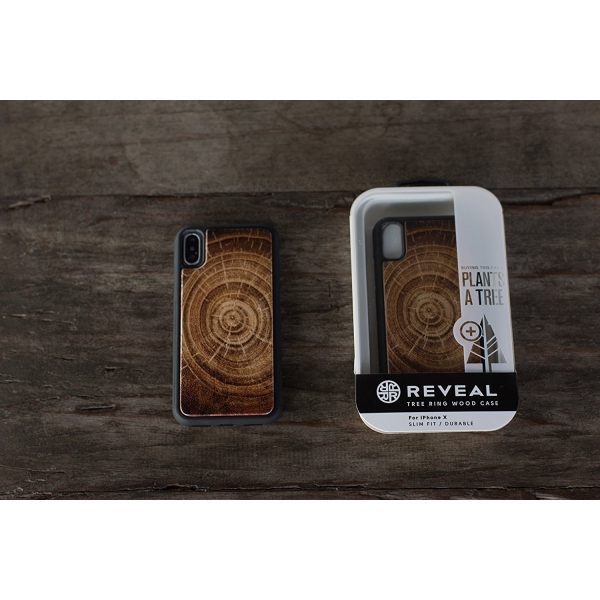 Reveal iPhone X Ahap Klf-Tree Ring Wood