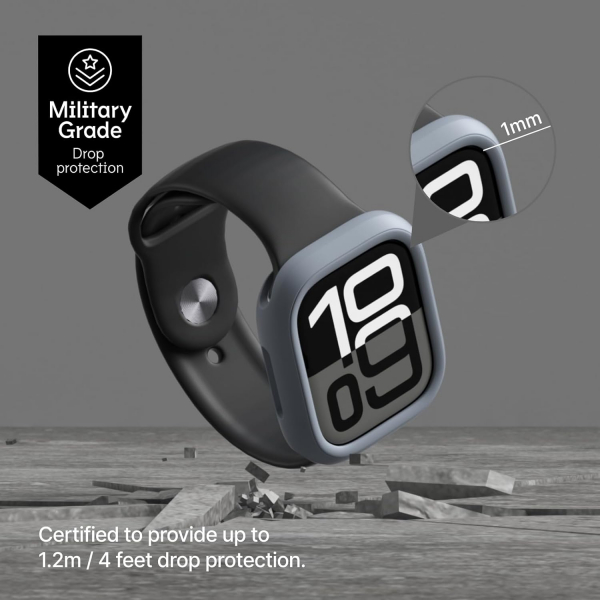 RhinoShield Apple Watch 10 46mm Bumper Klf-Shell Beige