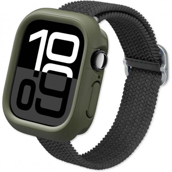 RhinoShield Apple Watch 10 46mm Bumper Klf-Seaweed Green