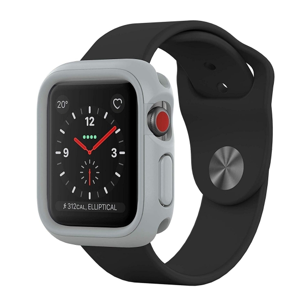 RhinoShield Apple Watch Bumper Klf (38mm)(MIL-STD-810G)-Platinum Gray