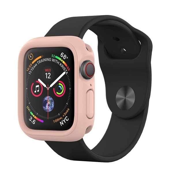 RhinoShield Apple Watch Series 4 Bumper Klf (44mm) (MIL-STD-810G)-Blush Pink