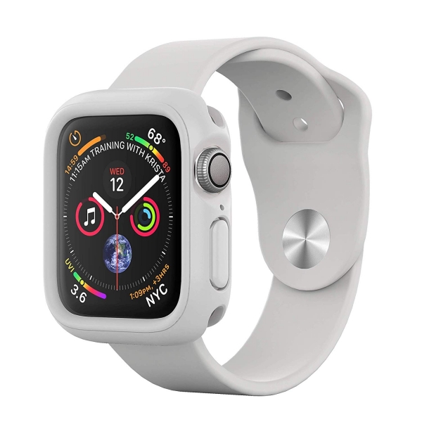 RhinoShield Apple Watch Series 4 Bumper Klf (44mm) (MIL-STD-810G)-White