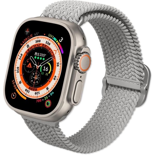 RhinoShield Apple Watch Ultra 8/7/SE Uyumlu Kay(42/44/45/49mm)-Gray