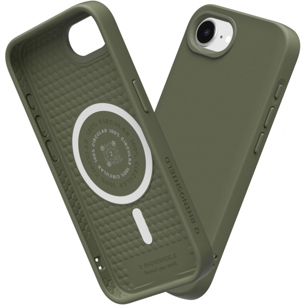 RhinoShield Apple iPhone 16e MagSafe SolidSuit Klf-Seawed Green
