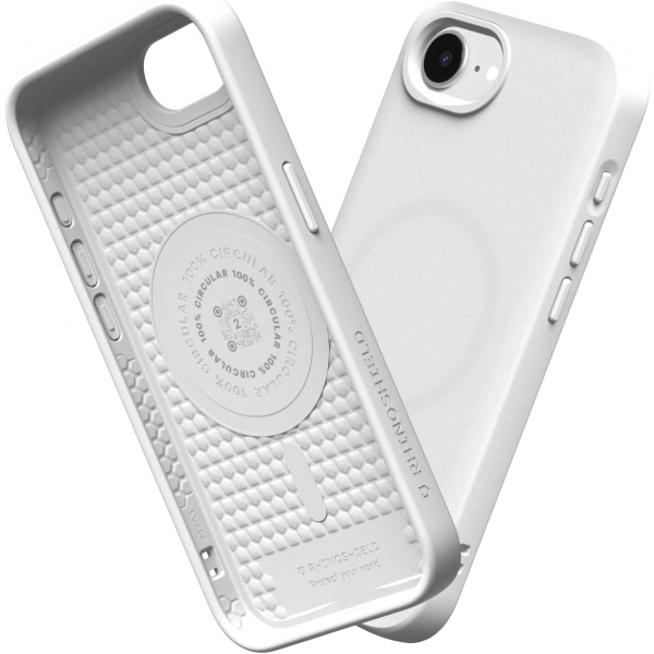 RhinoShield Apple iPhone 16e MagSafe SolidSuit Klf-Classic White 