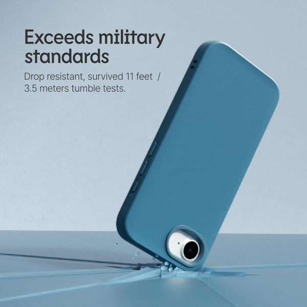 RhinoShield Apple iPhone 16e SolidSuit Klf -Ash Grey