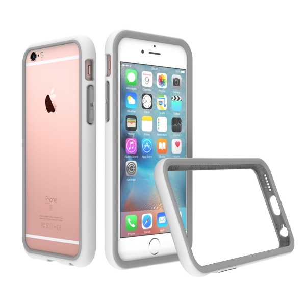 RhinoShield Apple iPhone 6S/6 CrashGuard Bumper Klf (MIL-STD-810G)-White