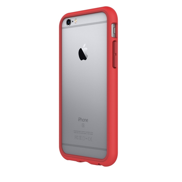 RhinoShield Apple iPhone 6S/6 CrashGuard Bumper Klf (MIL-STD-810G)-Red