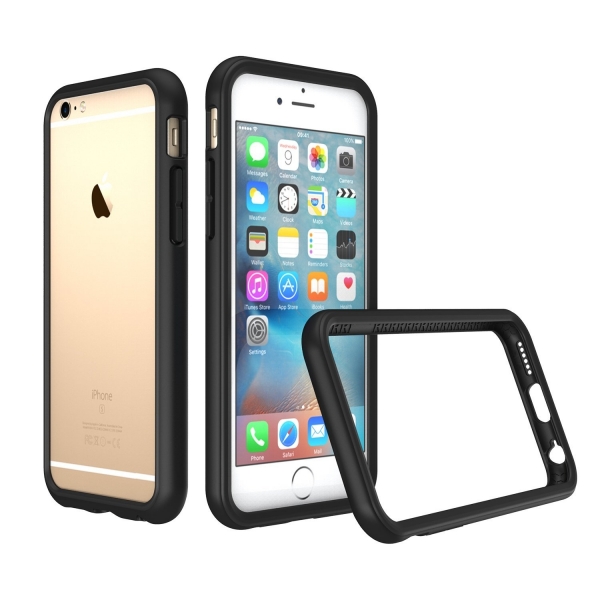 RhinoShield Apple iPhone 6S/6 CrashGuard Bumper Klf (MIL-STD-810G)-Black