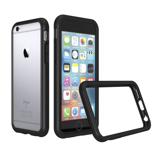 RhinoShield Apple iPhone 6S Plus/6 Plus CrashGuard Bumper Klf (MIL-STD-810G)-Black