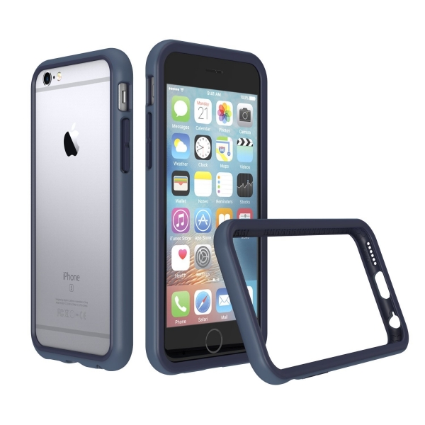 RhinoShield Apple iPhone 6S Plus/6 Plus CrashGuard Bumper Klf (MIL-STD-810G)-Dark Blue