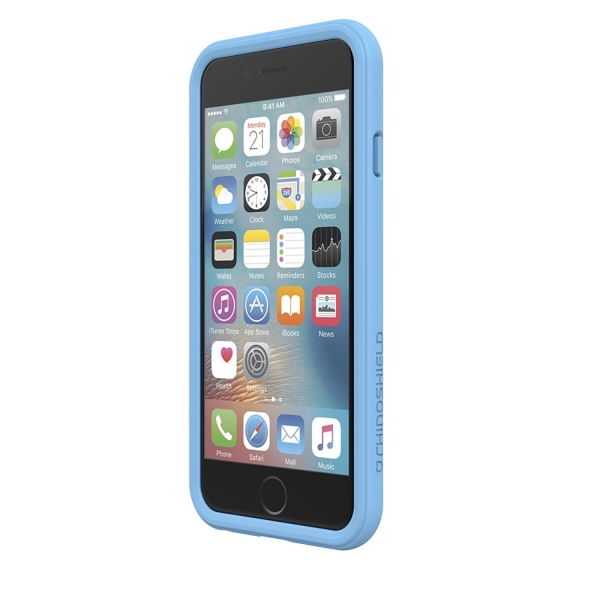 RhinoShield Apple iPhone 6S Plus/6 Plus CrashGuard Bumper Klf (MIL-STD-810G)-Baby Blue