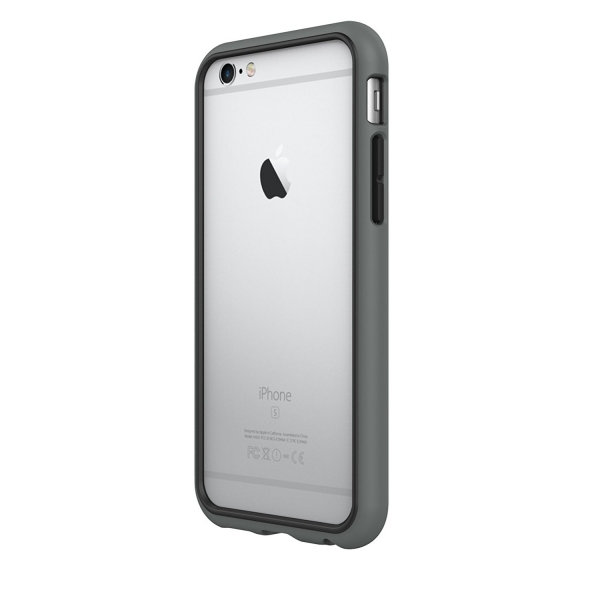 RhinoShield Apple iPhone 6S Plus/6 Plus CrashGuard Bumper Klf (MIL-STD-810G)-Dark Gray