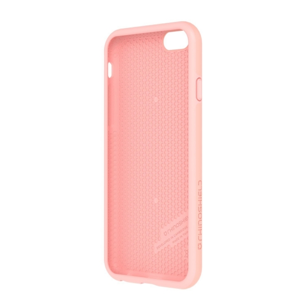 RhinoShield Apple iPhone 6S Plus Ultra nce Kapak Klf (MIL-STD-810G)-Peach Pink