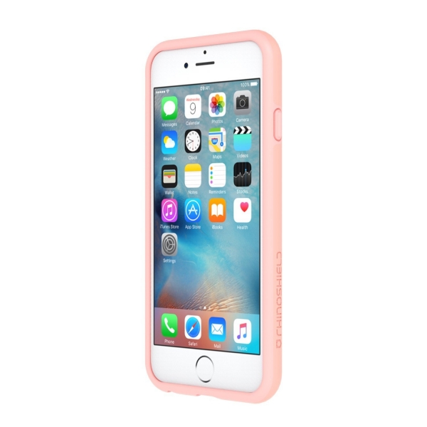 RhinoShield Apple iPhone 6S Plus Ultra nce Kapak Klf (MIL-STD-810G)-Peach Pink