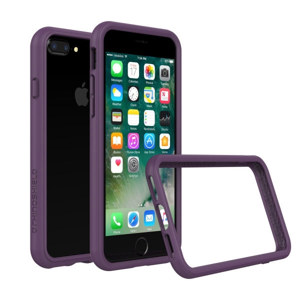 RhinoShield Apple iPhone 7 Plus CrashGuard Bumper Klf (MIL-STD-810G)-Purple