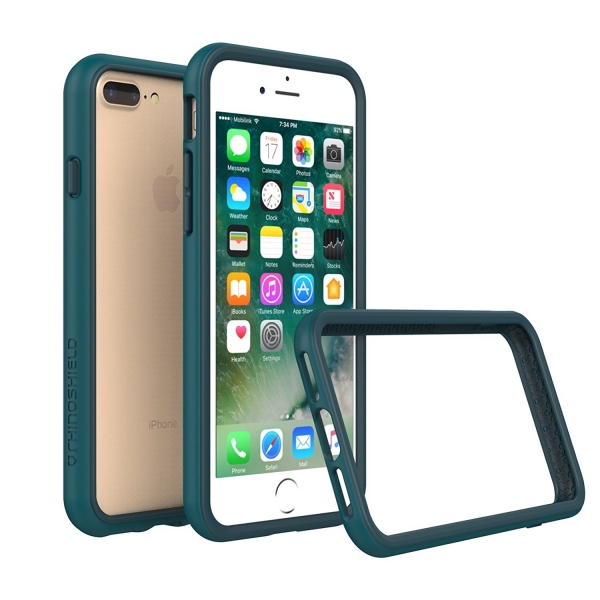 RhinoShield Apple iPhone 7 Plus CrashGuard Bumper Klf (MIL-STD-810G)-Dark Cyan