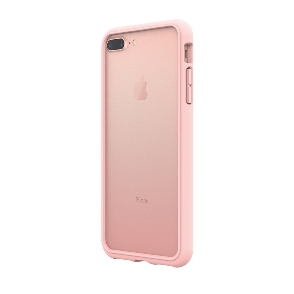 RhinoShield Apple iPhone 7 Plus CrashGuard Bumper Klf (MIL-STD-810G)-Shell Pink