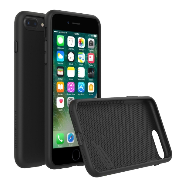 RhinoShield Apple iPhone 7 Plus Ultra nce Kapak Klf (MIL-STD-810G)-Black