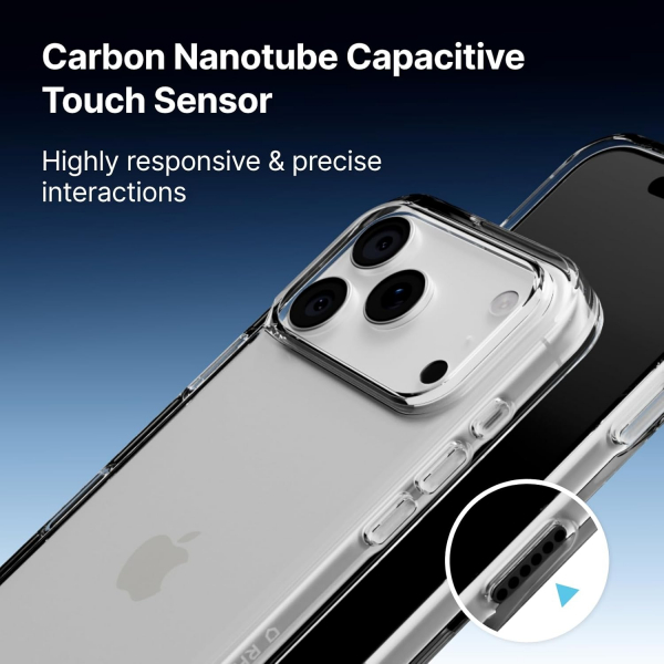 RhinoShield Apple iPhone 17 Pro Max effaf Klf-Ash Black