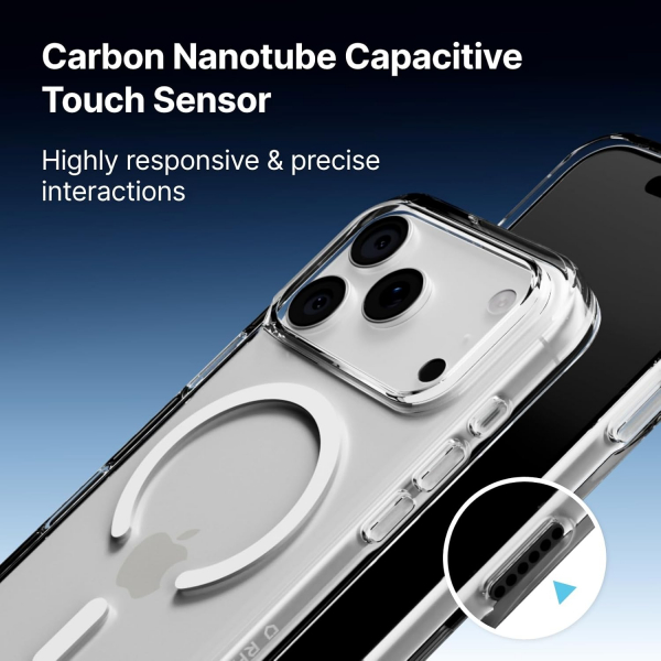 RhinoShield iPhone 17 Pro effaf MagSafe Klf-Transparent