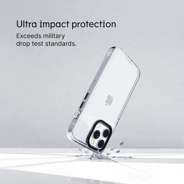 RhinoShield Clear Serisi iPhone 12 Pro Klf (MIL-STD-810G)-Orange