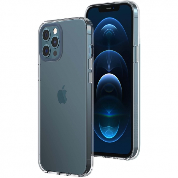 RhinoShield Clear Serisi iPhone 12 Pro Klf (MIL-STD-810G)-Dark Blue