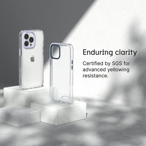 RhinoShield Clear Serisi iPhone 13 Pro Klf (MIL-STD-810G)-White