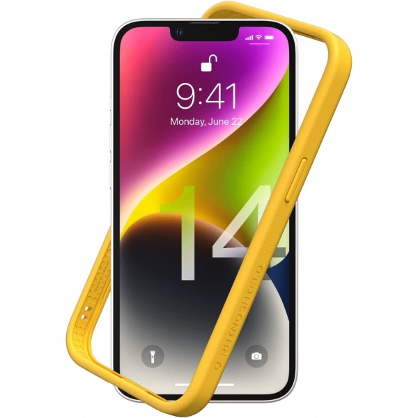 RhinoShield CrashGuard NX iPhone 14 Bumper Klf (MIL-STD-810G)-Yellow