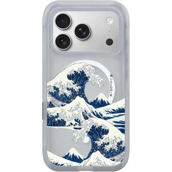 RhinoShield �Phone 17 Pro AirX MagSafe Uyumlu K�l�f-The Great Wave