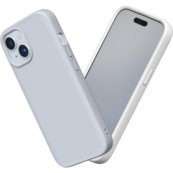 RhinoShield SolidSuit Serisi Apple iPhone 15 Klf (MIL-STD-810G)-Ash Grey