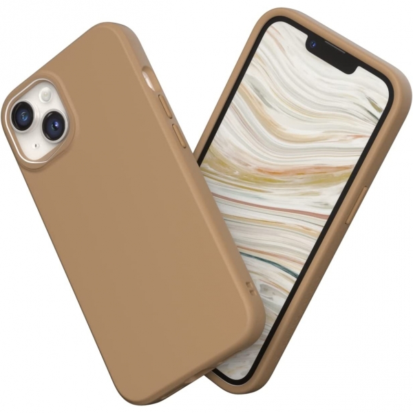 RhinoShield SolidSuit Serisi iPhone 14 Klf (MIL-STD-810G)-Antique Bronze