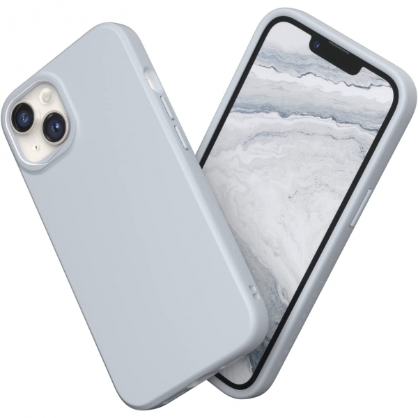 RhinoShield SolidSuit Serisi iPhone 14 Klf (MIL-STD-810G)-Ash Grey