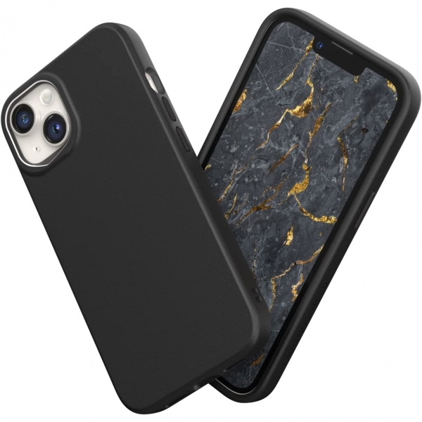 RhinoShield SolidSuit Serisi iPhone 14 Klf (MIL-STD-810G)-Classic Black