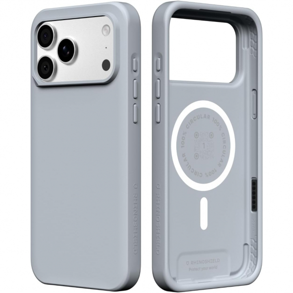 RhinoShield SolidX iPhone 18 Pro Max MagSaf K�l�f-Ash Grey