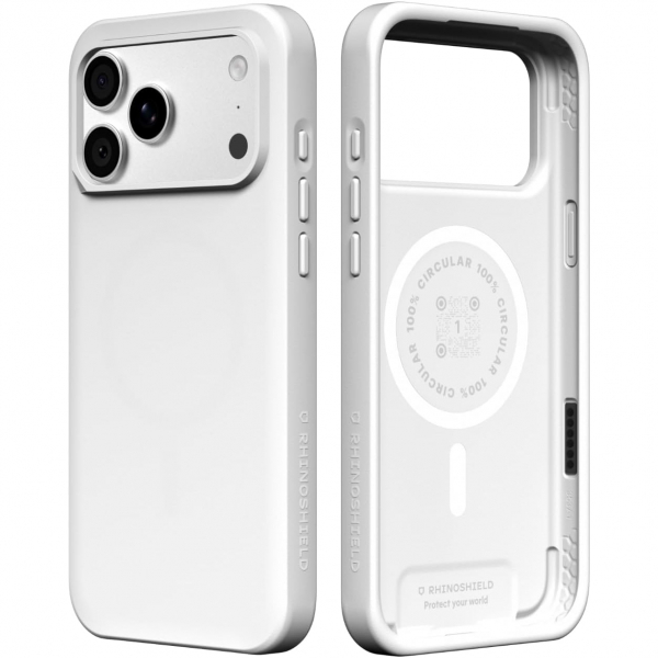 RhinoShield SolidX iPhone 18 Pro Max MagSaf K�l�f-Classic White