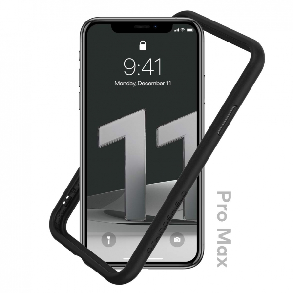 RhinoShield iPhone 11 Pro Max CrashGuard NX Bumper Klf (MIL-STD-810G)-Black