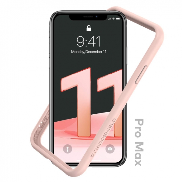 RhinoShield iPhone 11 Pro Max CrashGuard NX Bumper Klf (MIL-STD-810G)-Blush Pink