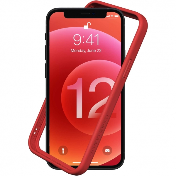 RhinoShield iPhone 12 CrashGuard NX Bumper Klf (MIL-STD-810G)-Red