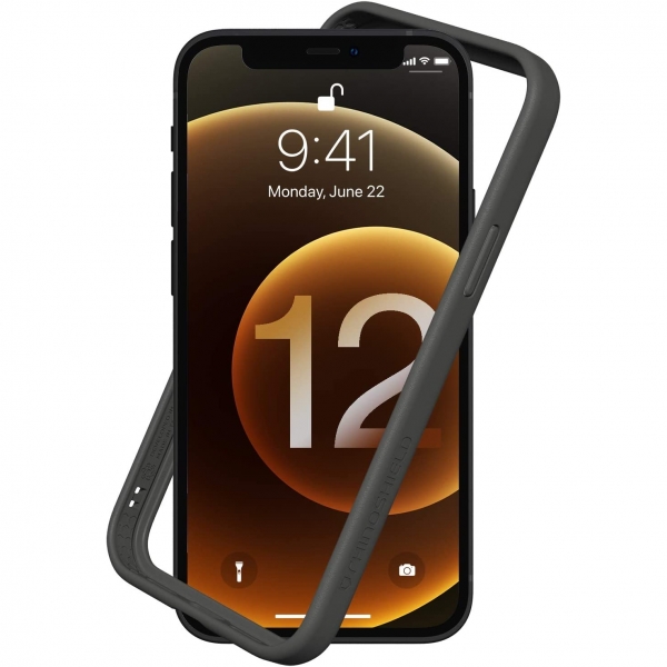 RhinoShield iPhone 12 CrashGuard NX Bumper Klf (MIL-STD-810G)-Graphite