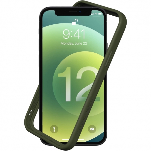 RhinoShield iPhone 12 CrashGuard NX Bumper Klf (MIL-STD-810G)-Green