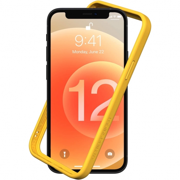 RhinoShield iPhone 12 CrashGuard NX Bumper Klf (MIL-STD-810G)-Yellow