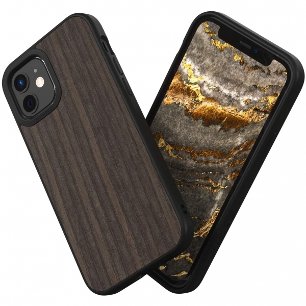 RhinoShield iPhone 12 Mini SolidSuit Klf (MIL-STD-810G)-Oak