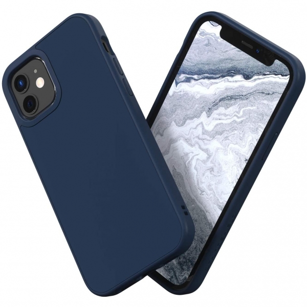 RhinoShield iPhone 12 Mini SolidSuit Klf (MIL-STD-810G)-Navy