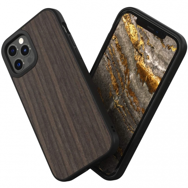 RhinoShield iPhone 12 SolidSuit Klf (MIL-STD-810G)-Oak