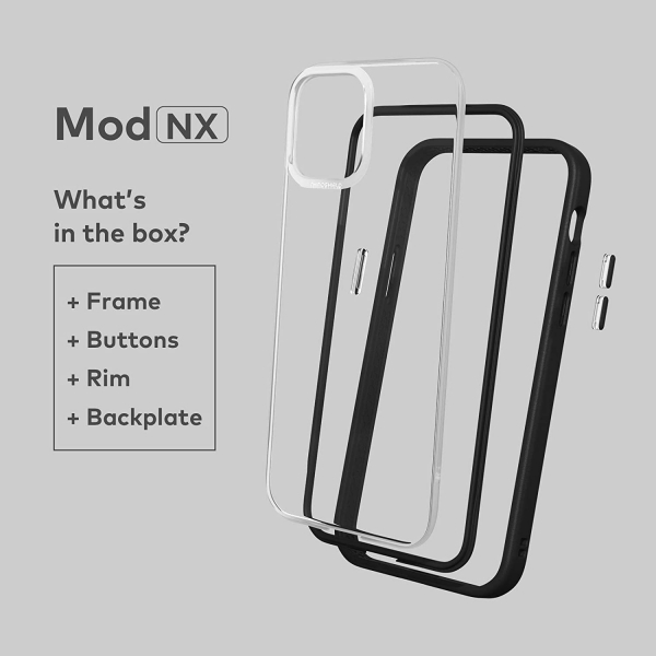 RhinoShield iPhone 12 Pro Max Mod NX Klf (MIL-STD-810G)-Black